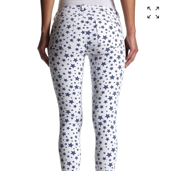 Hudson Krista Crop Star Print - Picture 4 of 5